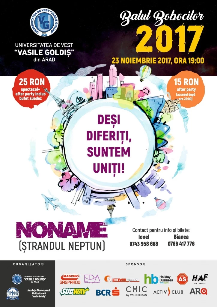 Balul bobocilor desi diferiti suntem uniti 2017