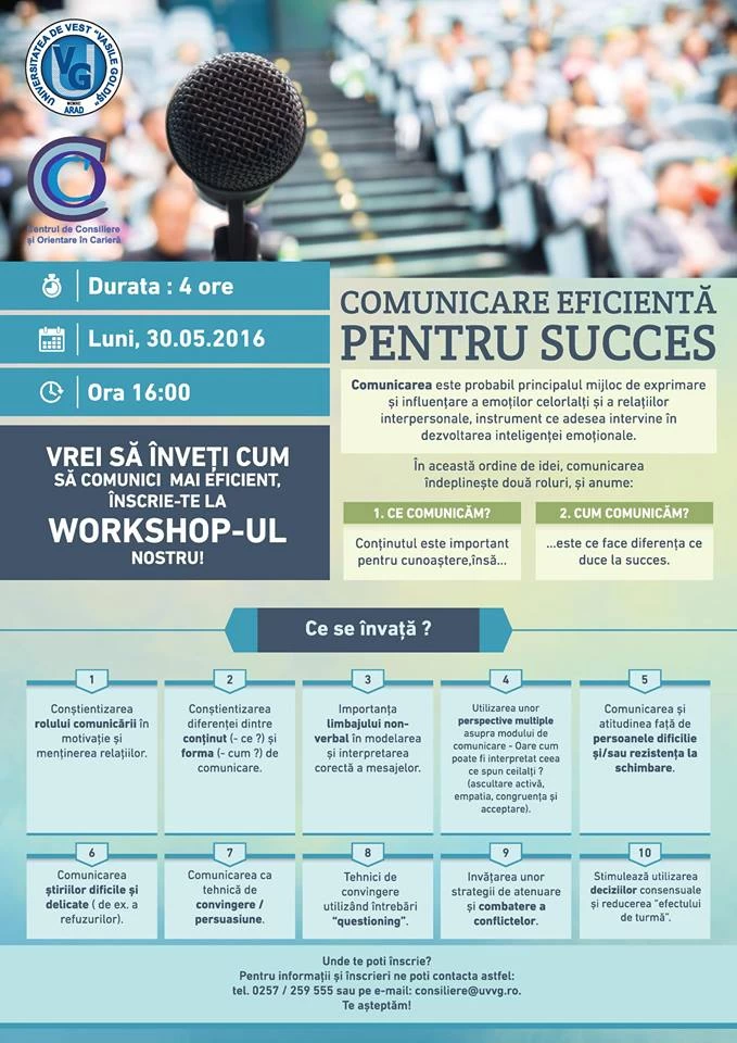Comunicare eficienta pentru succes