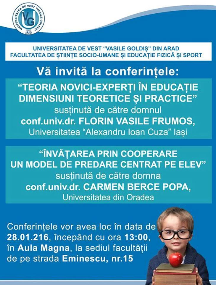 Conferinte socio umane teoria novici experti in educatie dimensiuni teoretice si practice invatarea prin cooperare un model de predare centrat pe elev
