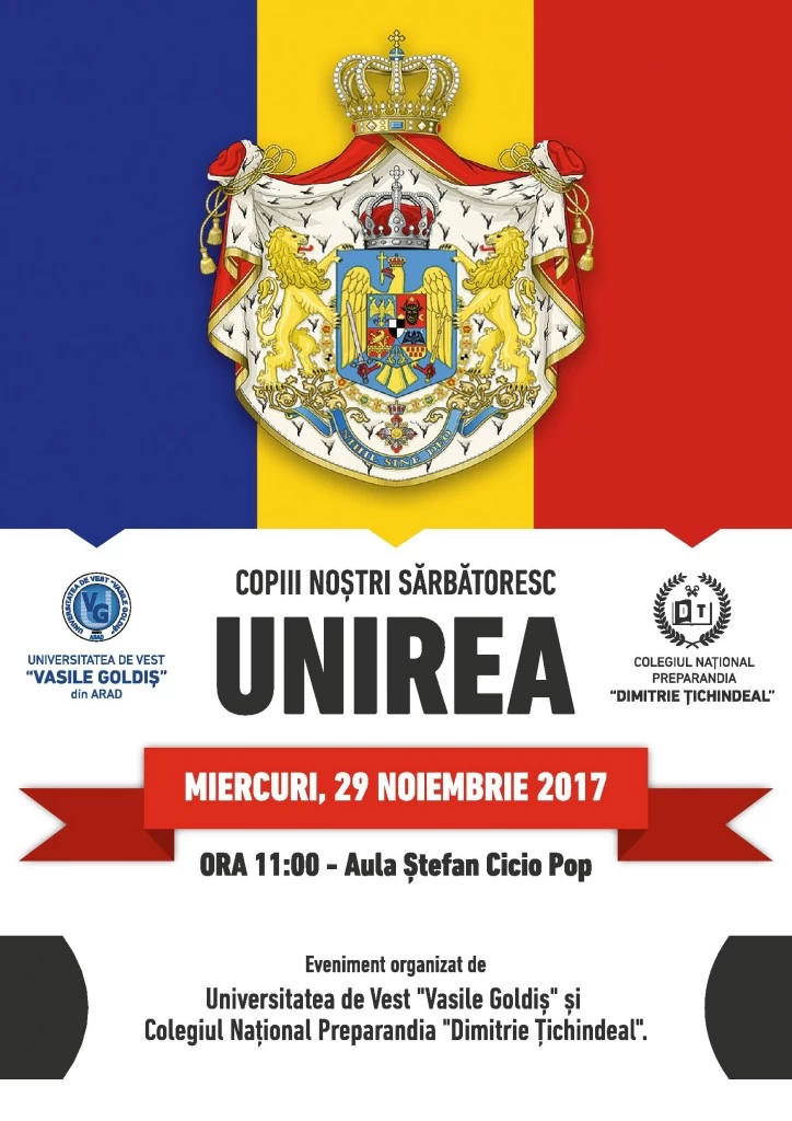 Copiii nostri sarbatoresc unirea