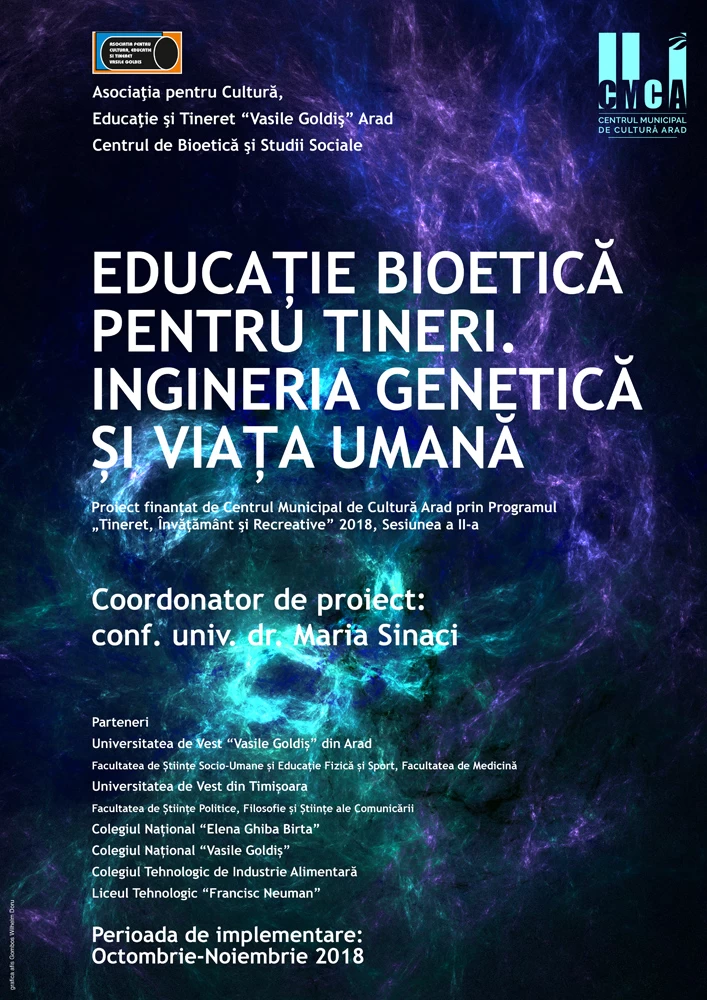 Educatie bioetica pentru tineri. ingineria genetica si viata umana