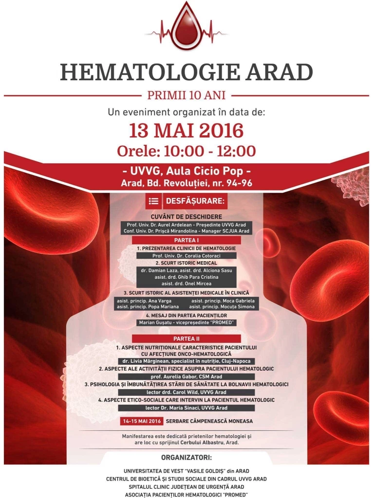Eveniment hematologie arad