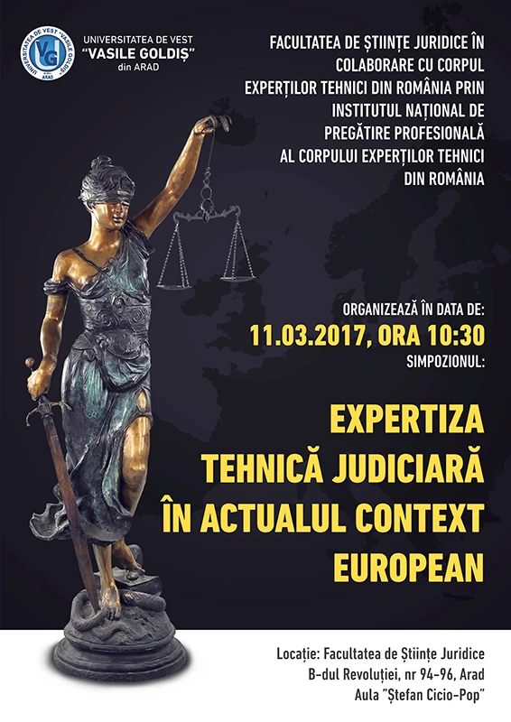 Expertiza tehnica judiciara in actualul context european