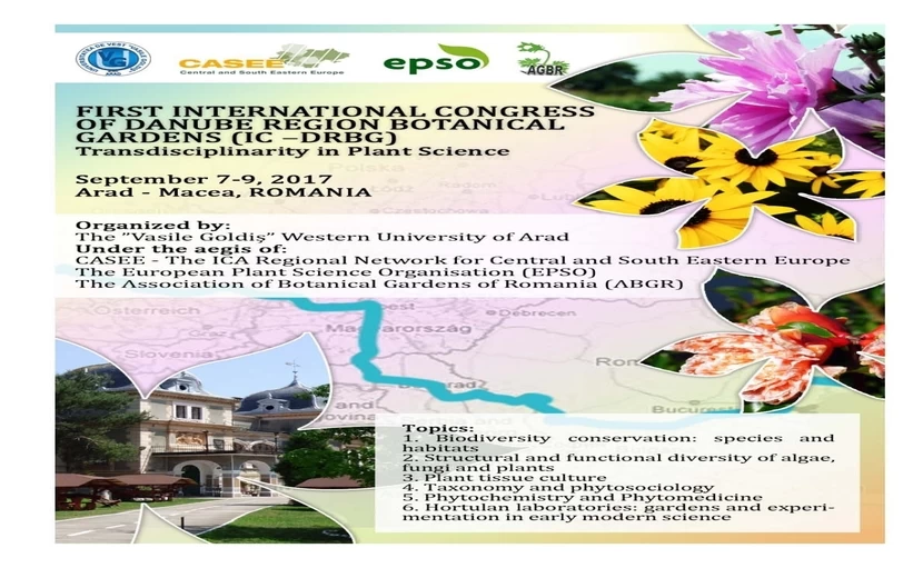 First international congres of danube region botanical gardens (ic drbg)