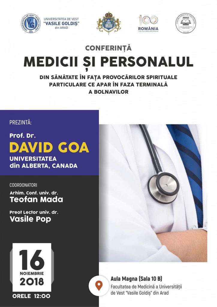 Medicii si personalul din sanatate in fata provocarilor spirituale