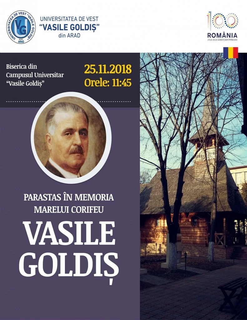 Parastas in memoria marelui corifeu vasile goldis