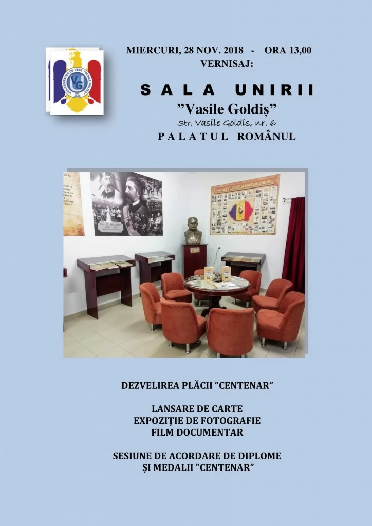 Sala unirii vasile goldis