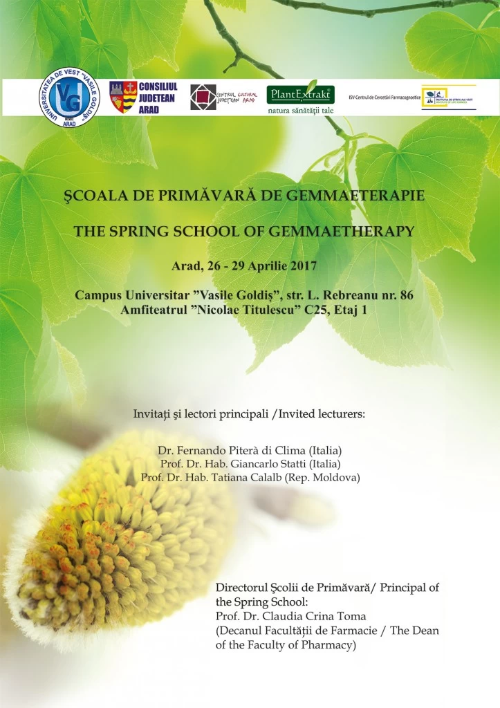 Scoala de primavara de gemmaeterapie the spring school of gemmaetherapy