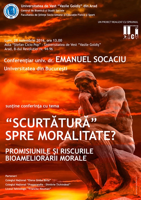 Scurtatura spre moralitate promisiunile si riscurile bioameliorarii morale