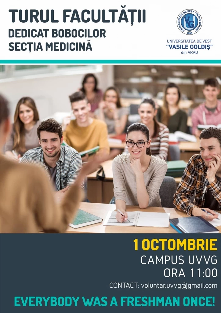 Turul facultatii dedicat bobocilor sectia medicina
